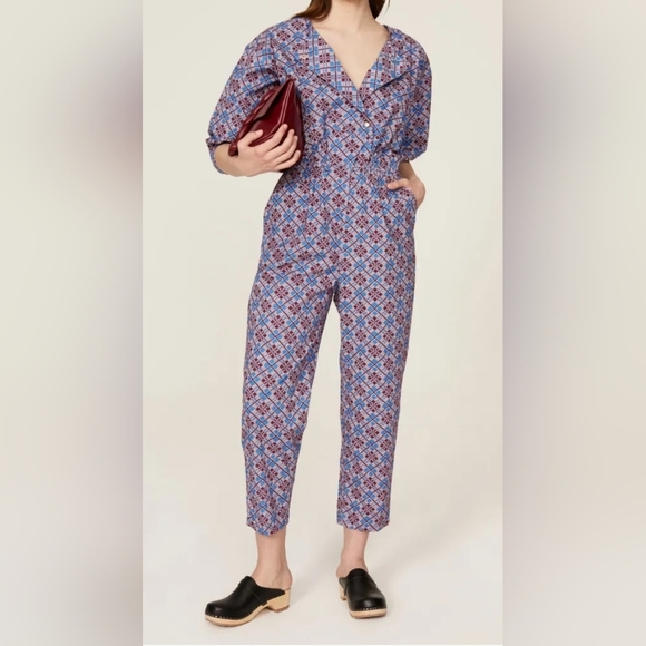 Rachel Comey Holt Jumpsuit | Blue SZ 0 - Picture 1 of 15